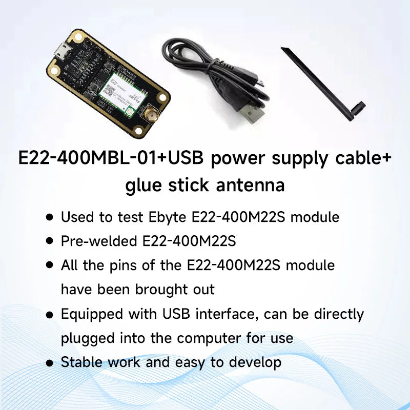 170/433/868/915Mhz LoRa SX1262 Wireless Transceiver CDSENET E22 Series 22-33dBm Low Power 5-16km SMD TCXO Transmitter Receiver