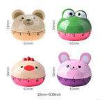 Fashion Design Daily Timer Alarm Clock Cartoon Animal Timer Cooking Timer Animal Counters for Kitchen Timing Tool