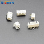 50PCS XH2.54 Right Angle Pin Header Connector 2P 3P 4P 5P 6P 7P 8P 9P 10P 12P 2.54mm Pitch XH for PCB JST 90D Bend RA Pin Wafer
