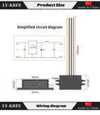 12v to 5v Converter 12V To 3.3V 3.7V 4.2V 6V 7.5V 9V DC Transformer 3A Buck Module Power Adapter Controller Regulator Inverter