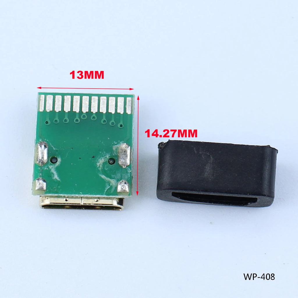 1pcs A-M HDMI Male To Female Test Board MINI Connector with Board PCB 2.54mm Pitch 19/20pin DP HD A Female To Male Adapter Board