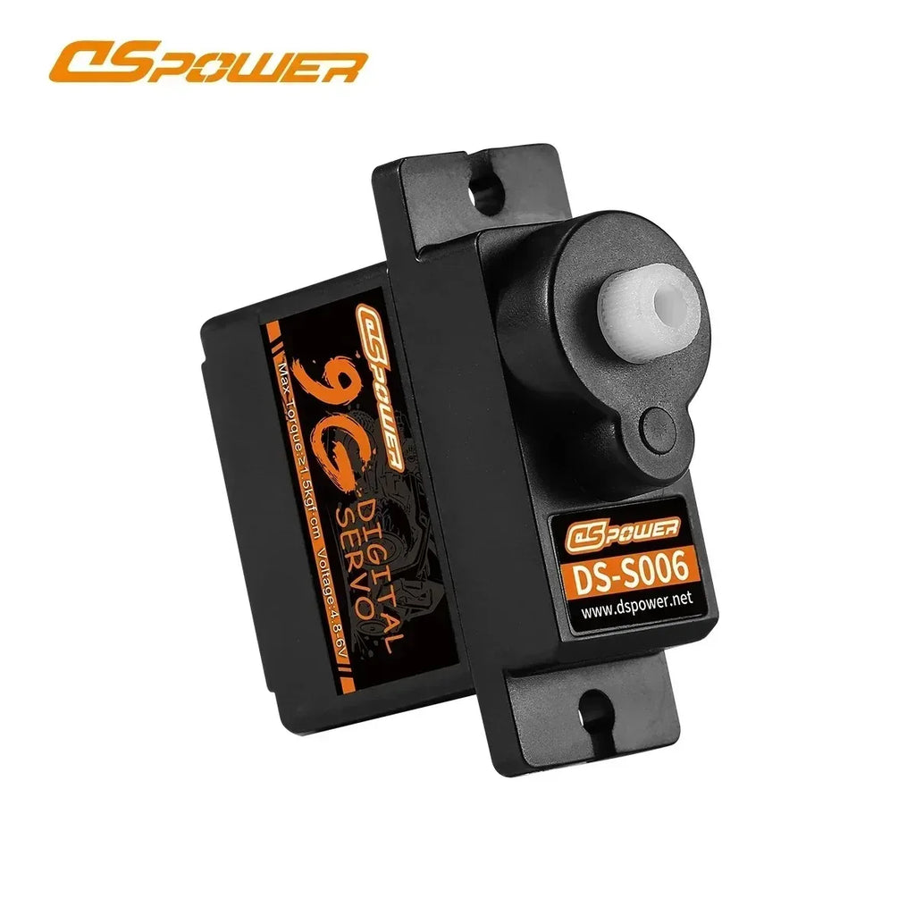 DSpower 9G Digital Waterproof Plastic Gear Servo Core Motor JR Plug for RC Car Truck Robot Model Axial WLtoys K999