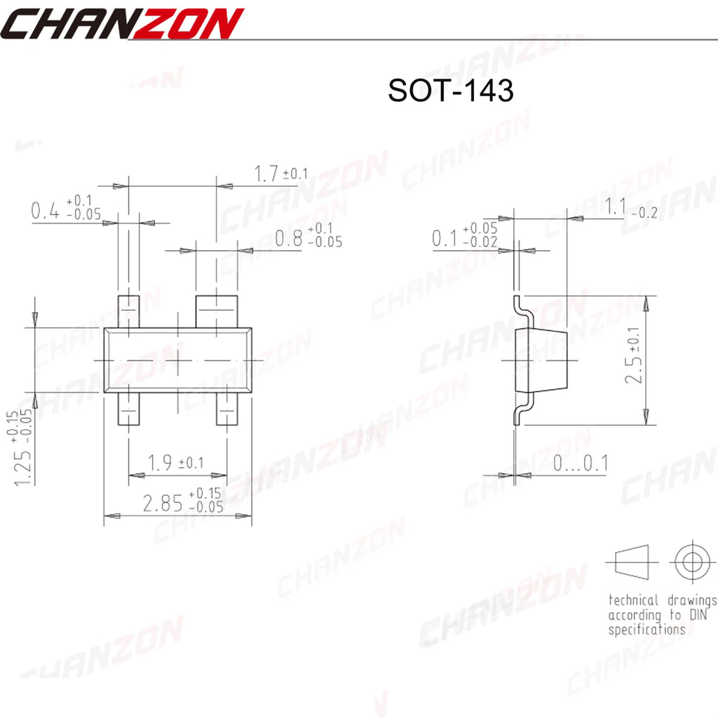 10PCS SOT-143 TO-252 BF998 AOD452 AOD472 AOD409 MJD122 P-Channel N-Channel Enhancement Double-gate Mosfet Darlington Transistor