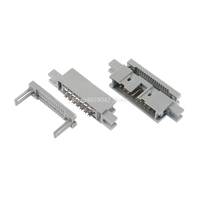 5pcs 2.54MM IDC Type Box Header Male Headers 10/14/16/18/20/30/34/40/50 PIN Connector for 1.27mm Pitch Flat Cable