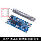 LIZAO HC-12 SI4463 433MHz Wireless Serial Module, 1000m Communication, Serial Alternative for Bluetooth Home IoT Automation