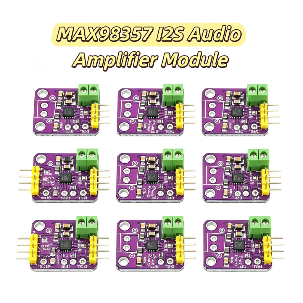 1 Set Breakout Interface I2S DAC Decoder High Quality MAX98357 MAX98357A I2S 3W Class D Amplifier For Audio
