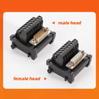 ENMG Direct Insertion 8A 300V DB9 Serial Terminal Block 9 pole 15db25 37 44 50 78 pin male female terminal block rail type D-SUB