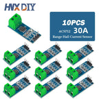 5/10 Uds ACS712 5A 20A 30A Módulo De Sensor De Corriente Hall De Rango Módulo De Sensores ACS712 Para Arduino Kit Electrónico