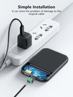 5PCS 2-Pin Screw Terminal to Micro USB Adapter Micro-usb Male Screw Terminal Block Connector Charge Pluggable Adapter Connector