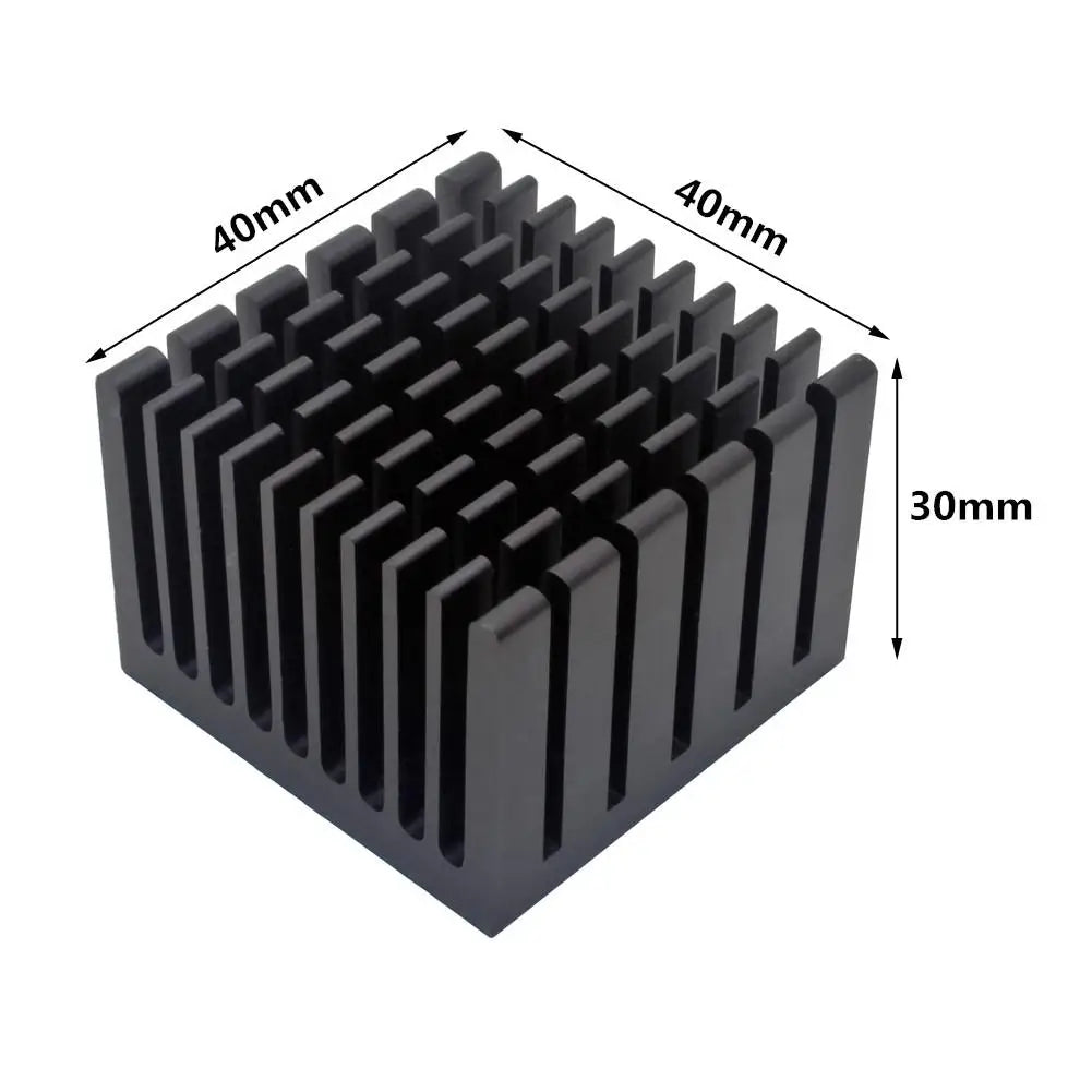 Aluminum Heatsink Radiator Heat sink Cooler for Electronic Chip Cooling With Thermal Conductive Tape