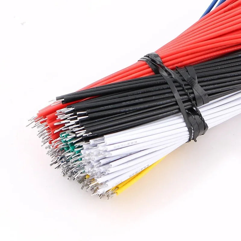 120pcs Tin-Plated Breadboard,PCB Solder Cable,26AWG 7.8cm Fly jumper Cable,1007-26AWG Tin Conductor Wires Connector Wire Diy