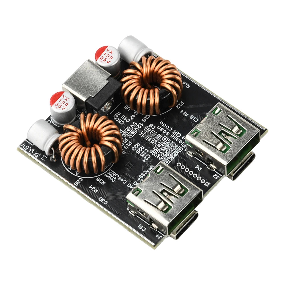 PD140W  /100W Fast Charging Module Full Protocol DIY Motherboard intelligent Desktop Charger supports PD QC AFC FCP VOOC