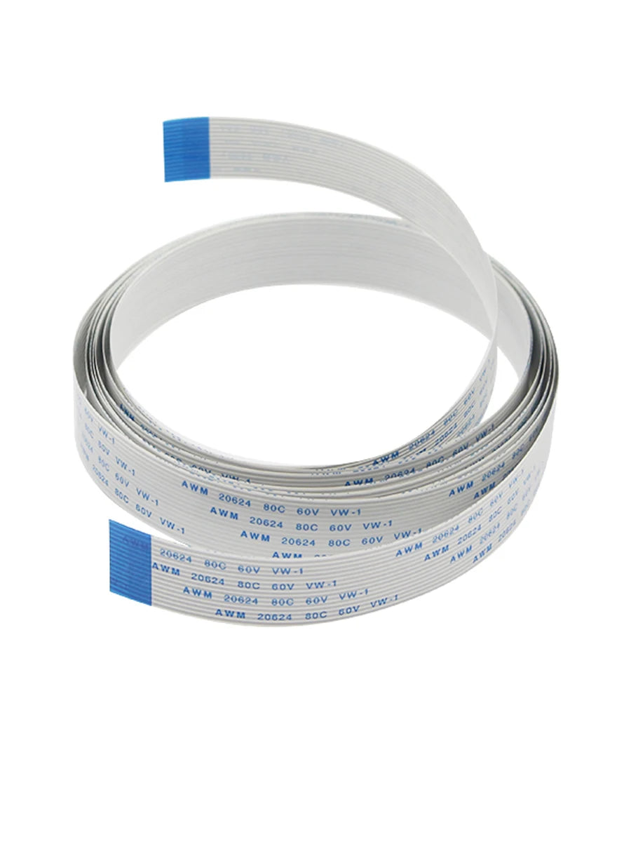 Raspberry Pi Camera Cable 15 Pin 0.5mm Flexible Falt Cable OV5647 for RPI 4B 3B Camera 15 20 30 50 60 100 200 CM Ribbon FFC