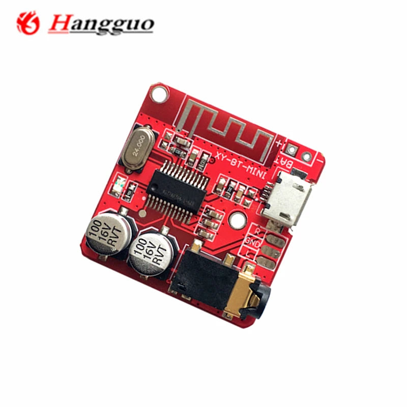 10PCS For Bluetooth Audio Receiver Board Bluetooth 5.0 MP3 Lossless Decoder Board Wireless Stereo Music Module 3.7-5V XY-BT-Mini