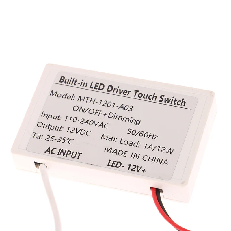 High Quality 12V 1A Bathroom Mirror Switch Touch Sensor For Led Light Mirror Headlight Bathroom Capacitance Sensor Module 1PC