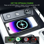 Car Wireless Charger Pad Base USB Cable for iPhone 16 15 14 13 12 Pro Max Samsung Xiaomi Airpods Pro 2 LG Fast Charging Station