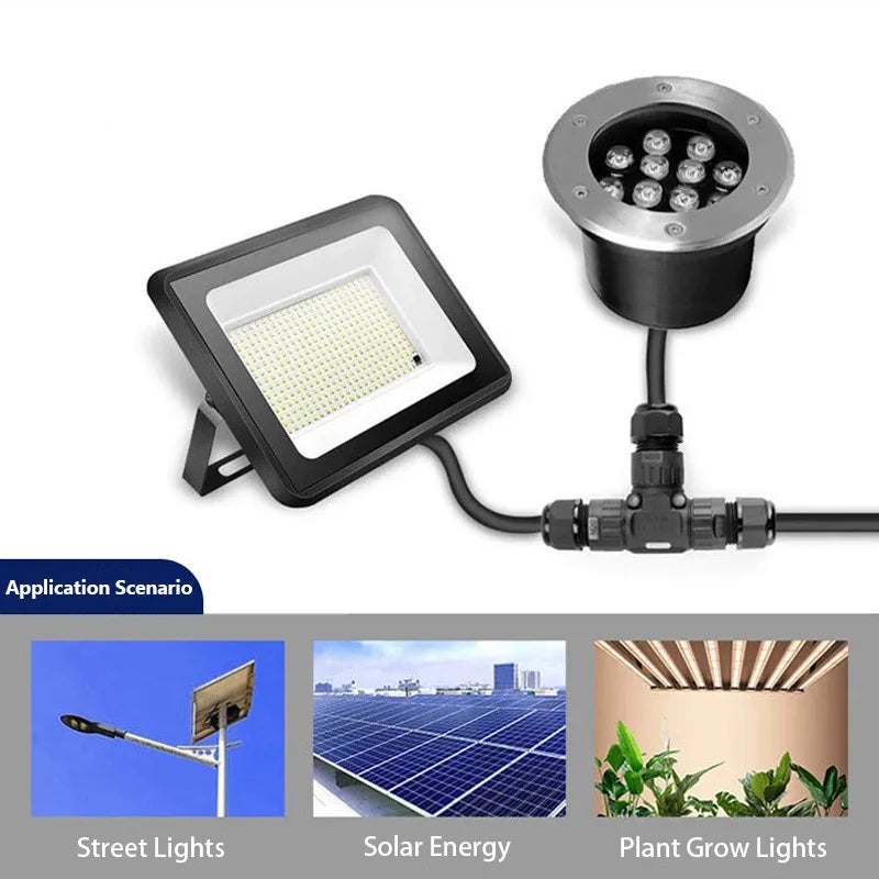 IP68 Waterproof Joint Wire Quick Connection Connector 2 3 4 Pin Solderless LED Lamp Electric Wiring Outdoor Rainproof Terminal