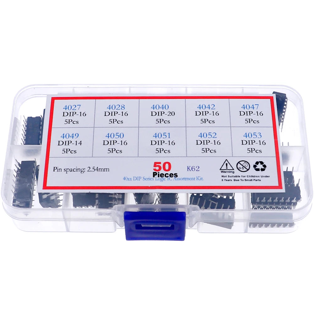 HEF/HCF/CD DIP 4000 Series CMOS Logic IC Assortment Kit 4027 4028 40374 4040 4042 4047 4049 4051 4052 4053