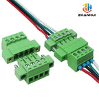 1/5/10 Pairs Terminal Block Pitch 3.81mm 2P/3P/4P/5P/6P/8P/9P/10P/12P/16P Pluggable Male Female Connector