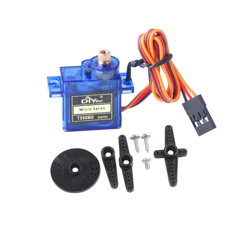 TS90MD 5/10/20/30/40/50Pcs Micro Analog Servo Motor Full Metal Gear 180/270/360 Degree For RC Car Planes Toy Airplane Helicopter