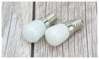 2pcs/lot 3W E14 LED Fridge Light Bulb Refrigerator Corn bulb AC 220V LED Lamp White/Warm white SMD2835 Replace Halogen Light