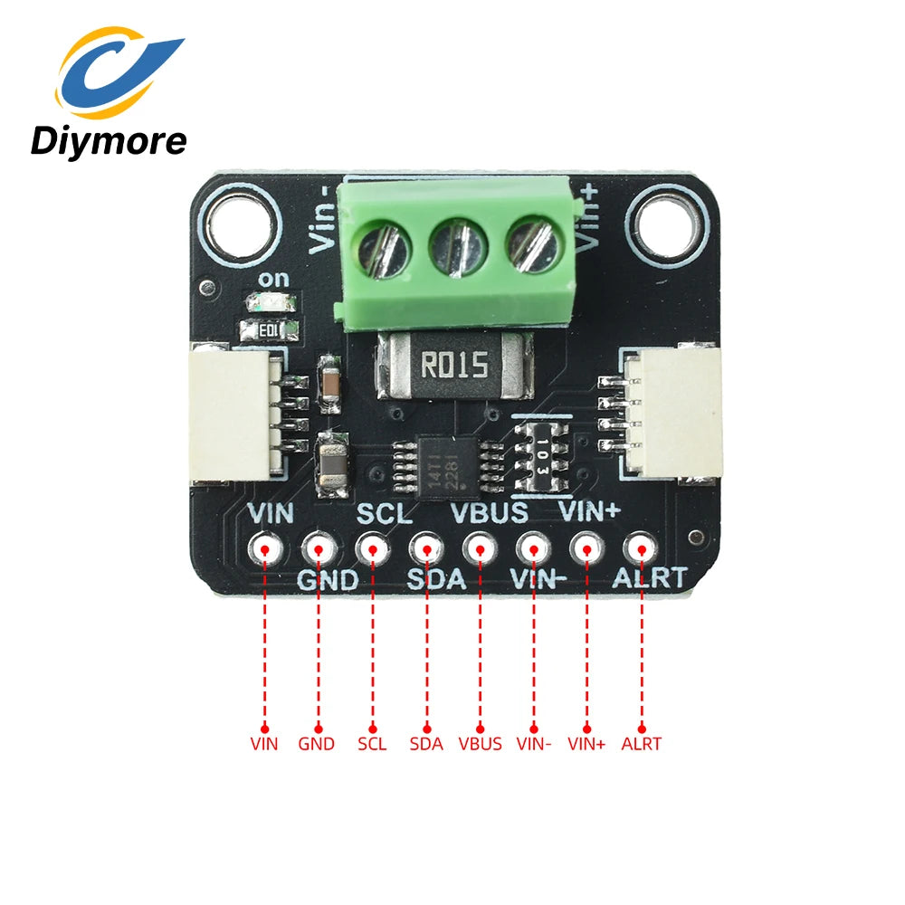 INA228 INA238 INA237 Current Power Monitor Module STEMMA QT Qwiic I2C 85V 20A ADC Energy Accumulation for BMS Solar PV IoT
