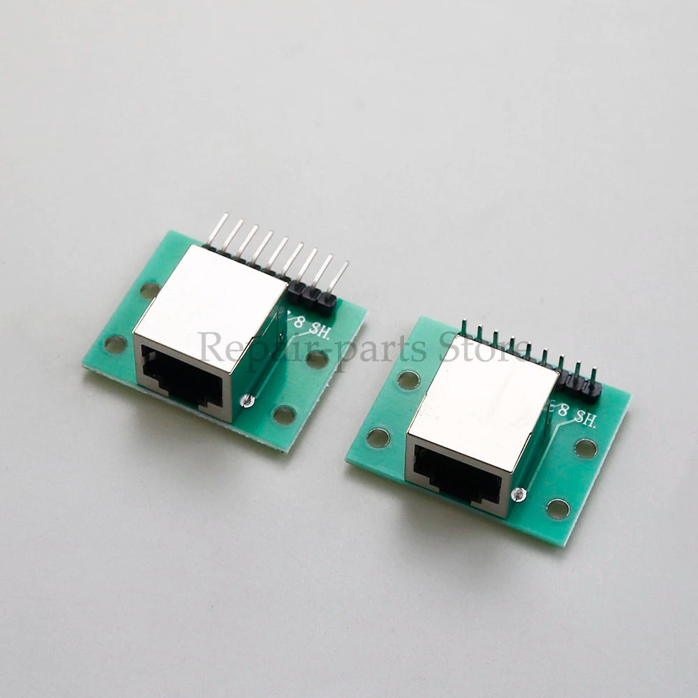1 Piece RJ45 Adapter Board To XH2.54 Modular Ethernet Connector Adapter Network Interface + Breakout Board + Pin Header