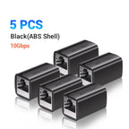 Vention RJ45 Connector Cat7/6/5e Ethernet Adapter Female to Female 8P8C Patch Network Extender Extension Wire for Ethernet Cable