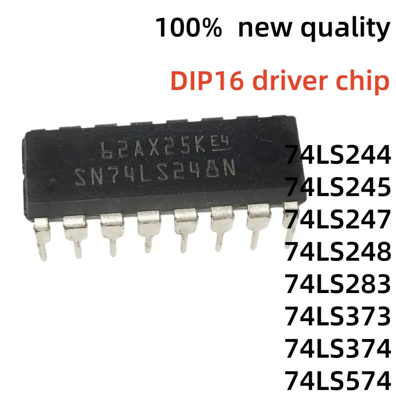 10-20Uds SN74LS248N 74LS283 74LS373 74LS374 74LS574 74LS244 SN74LS244N 74LS245 SN74LS245N 74LS247 SN74LS247N 74LS248 DIP-16