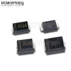 50PCS Schottky Diode SMB SS24 SS26 SS34 SS54 SS56 SMC SS34 SS54 SS56 SMD Diodes