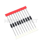 10pcs 1N5349B Power Zener Diode 5W 12V High Energy Absorption Voltage Stabilization Component for Electronics