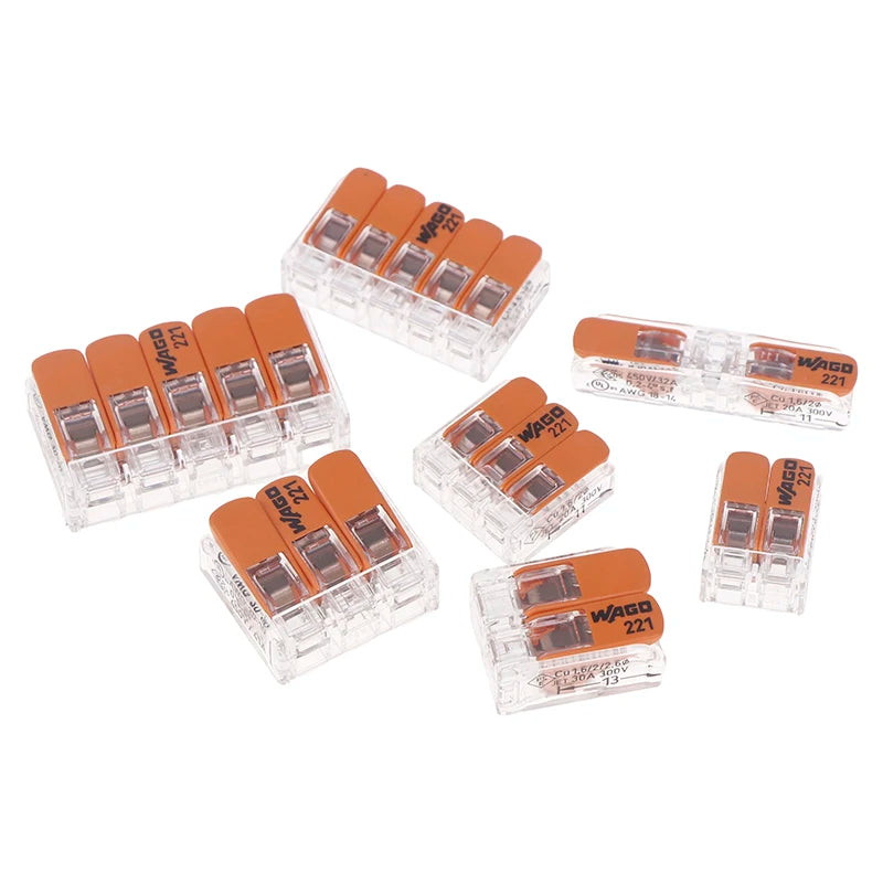 Wago Original Wiring Terminal 221 Series for Secure Connections