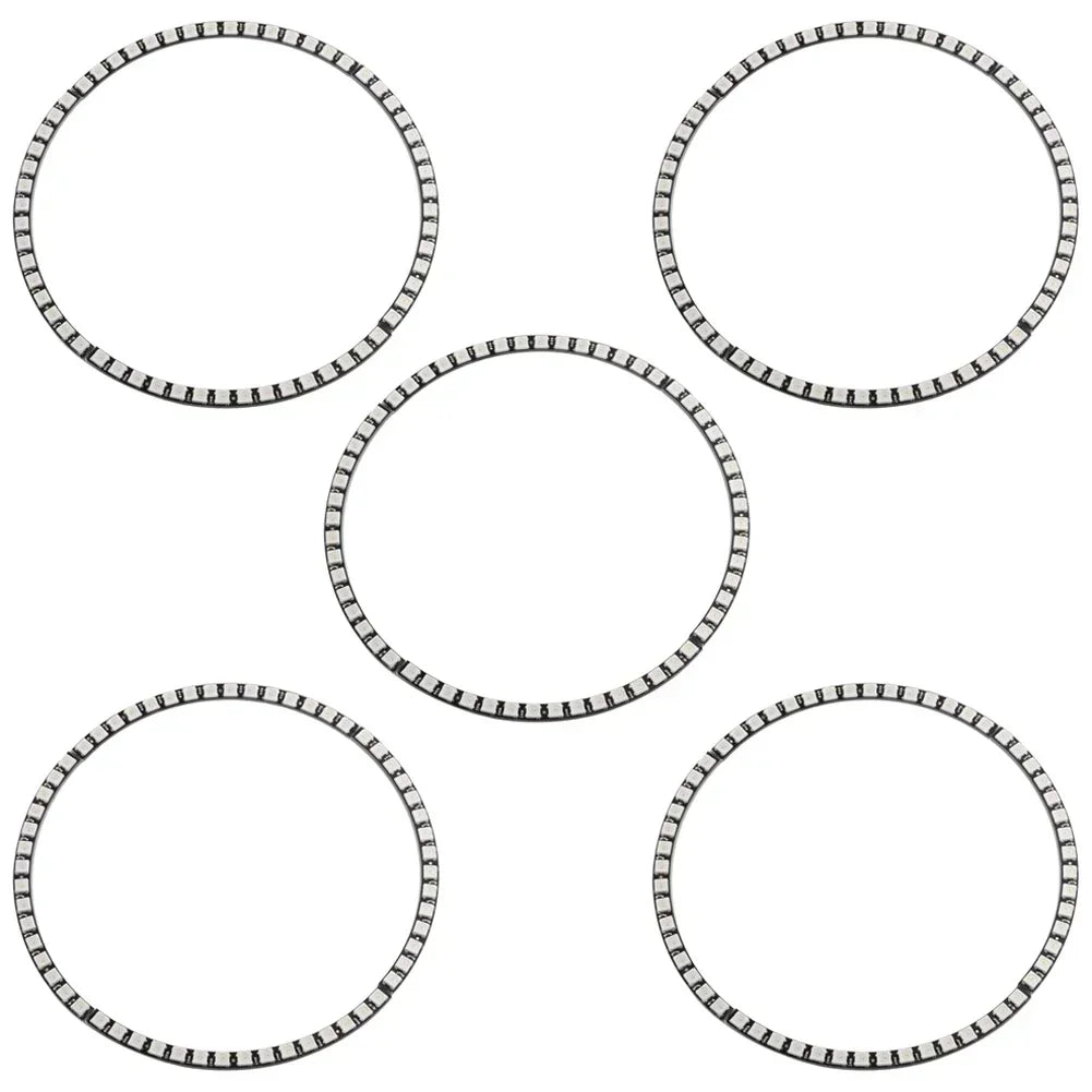 WS2812B 5050 RGB LED Ring 7 / 8 / 12 / 16 / 24 / 60 Bits Lamp Light with Integrated Drivers WS2812 for Arduino Raspberry Pi