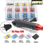 50-1200PCS Heat Shrink Tubing Wires Cable Sleeves Waterproof Solder Seal Wire Connector Electric Cable Protection with Heater