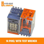 LANBOO Relay 12V 24V/AC 220V AC Voltage Coil High Quality General Purpose Micro Mini Relay with Socket Base 8pin/14pin