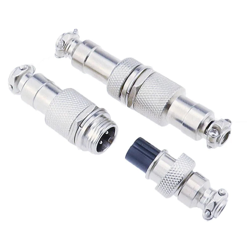 GX16 Aviation Connector 2 3 4 5 6 7 8 9 10 Pin Panel Mount Fixing & Docking Type Male Female Circular Wire Panel M16 Connector