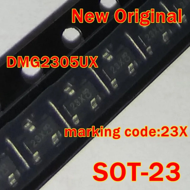 5Pcs to 1000Pcs Dmg2305Ux-13 Dmg2305Ux Sot-23 New Original Marking Code:23X P-Channel Enhancement Mode Mosfet