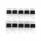 50PCS TO-220 Series MOSFETs IRFZ44N IRF510N IRF540N IRF640 IRF840 IRF740 IRF3205 IRF9540 IRF520N IRF530N Durable Electronic Comp