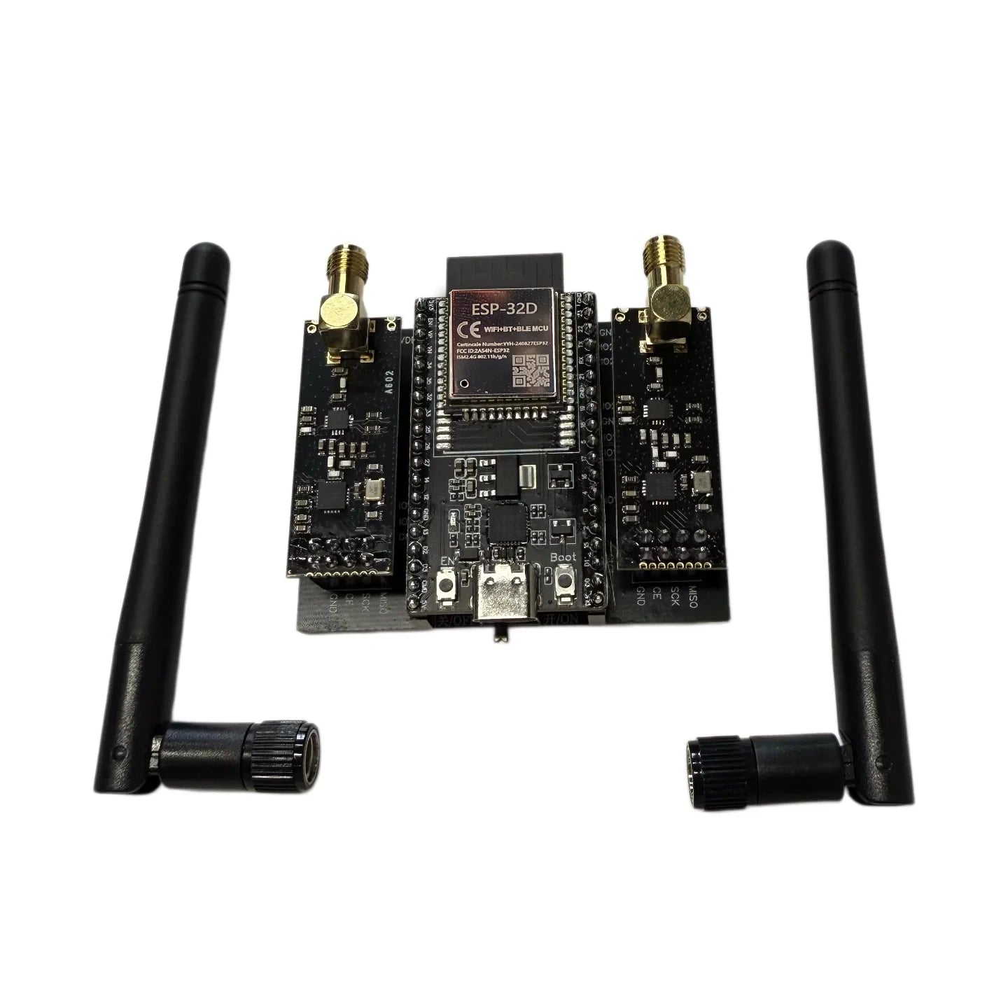 New ESP32 + NRF24L01 PA LNA 2.4GHz Module ,Upgraded Antenna Development Board supports Bluetooth for IoT Projects