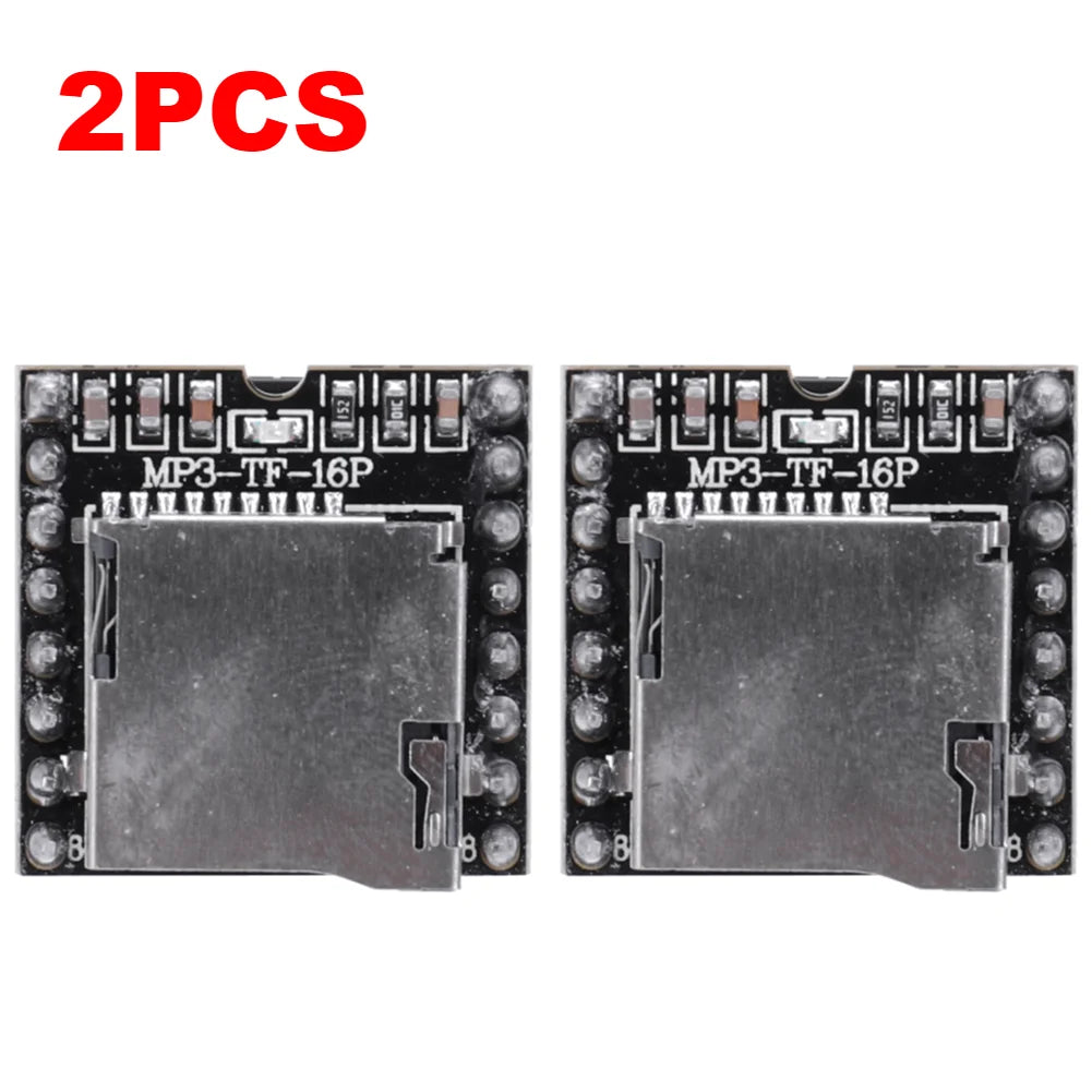1-5PCS DFPlayer Mini MP3 Player Module V3.0 16P Support TF Card U-Disk Mini MP3 DF Player Audio Voice Module Board for Arduino