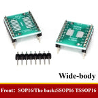 5PCS PCB Board SMD Turn To DIP Adapter Converter Plate SOP 8/16/14/20/24/28P SOT89 SOT23 SOT223 TO DIP SOP/MSOP/TSSOP