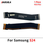50Pcs，NEW Main FPC LCD Display Connect Wi-Fi Signal Antenna USB Mainboard Flex Cable Ribbon For Samsung S24 S24 Plus S24 Ultra