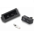 5/20Pcs KCD3 Rocker Switch 3 Pin 2 Position ON OFF 16A 250V 220V 20A  Boat-shape Electric Toggle Switch with LED Light