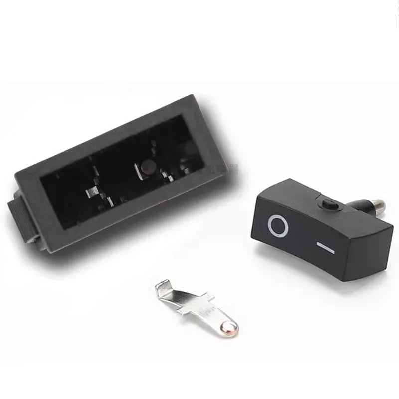 5/20Pcs KCD3 Rocker Switch 3 Pin 2 Position ON OFF 16A 250V 220V 20A  Boat-shape Electric Toggle Switch with LED Light