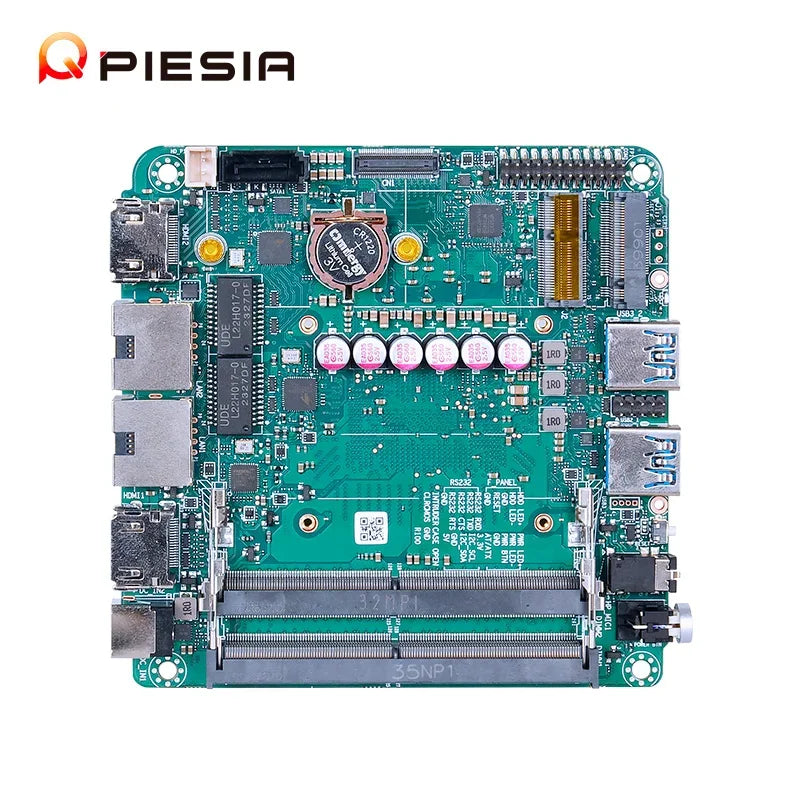 Piesia OEM AMD 7940HS 8845HS 7840HS 7735U 7535U Nuc PC Mainboard 2*DDR5 2 Lan 2*H-D/Type-C X86 Industrial Robot Motherboard