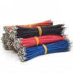 100pcs SH GH MX 1.0mm 1.25mm Single Double Head Terminal Crimp Colorful Electronic 10/15/20/30cm PVC Wire Without Housing