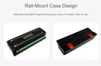 Modbus RTU 32-Ch Relay Module, RS485 Interface, With Multiple Isolation Protection Circuits, Industrial-Grade, Rail-Mount Case
