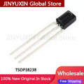 10-100Pcs TSOP38238 receiver center frequency 38KHz infrared remote control receiver IC Chipset In Stock Wholesale