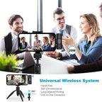 Mini Portable Wireless Lavalier Microphone for Live Broadcast Gaming Audio Video Recording Phone