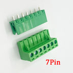 5Pair 5.08mm Pitch 2EDG Straight Pin PCB Screw Terminal Block 2/3/4/5/6/7/8/9/10/12Pin 300V 10A Wire Connector Plug-in Socket